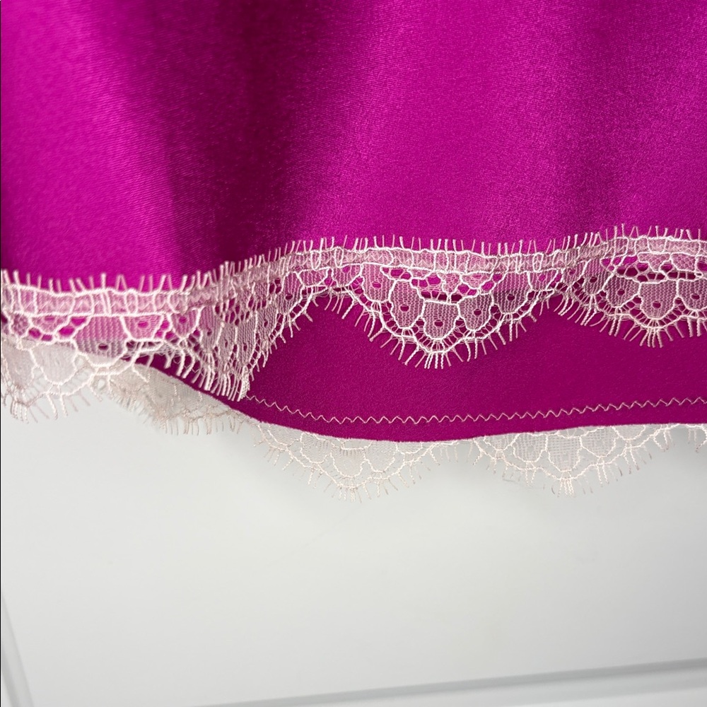 Victoria's Secret Purple and Cream Lace Chemise - Picture 5 of 8